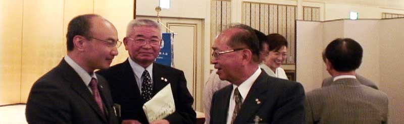 他県代表あいさつ・歓談